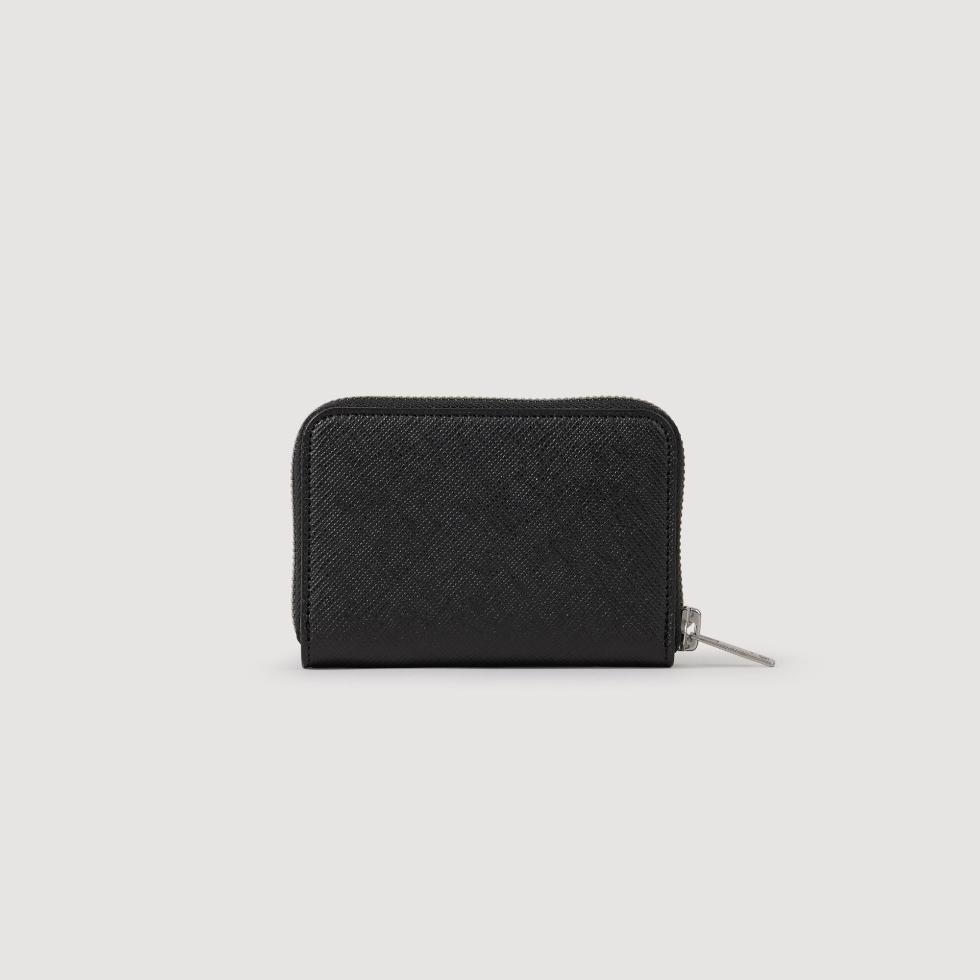 Portamonete con zip e cordino