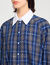 Camicia a quadri glitterata