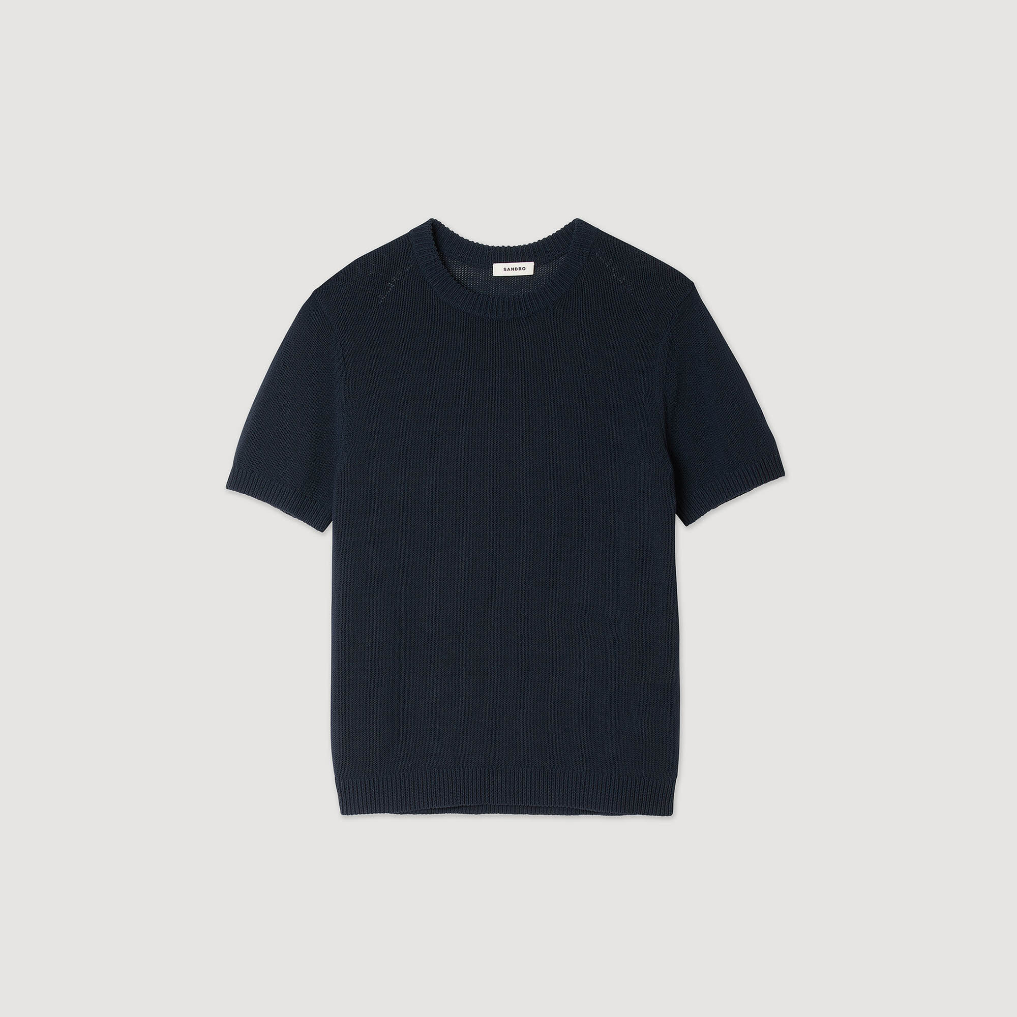 T-shirt in maglia fine