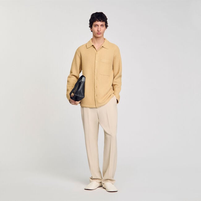 Camicia oversize in maglia