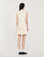 Abito corto stile tailleur a pieghe