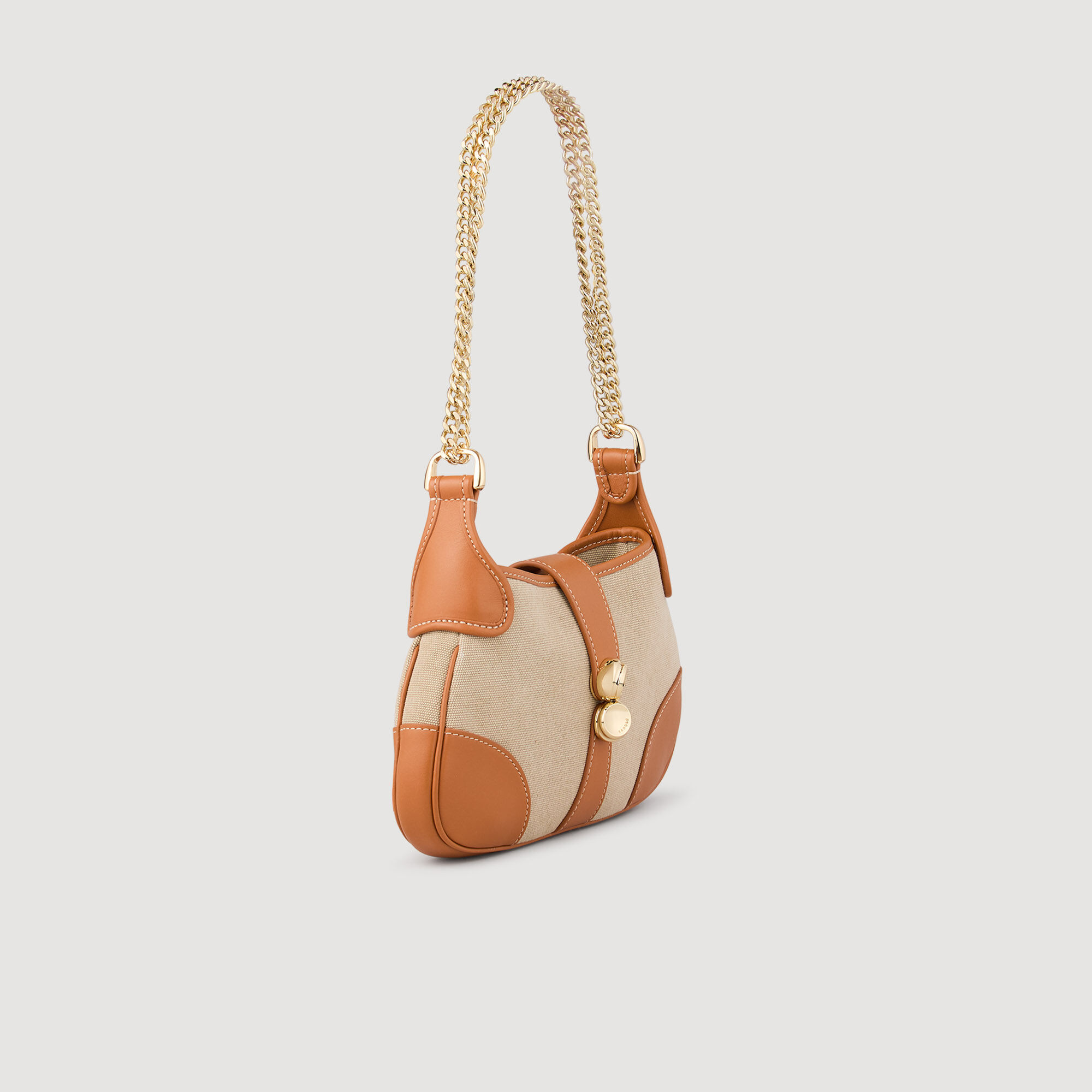 Borsa Janet in tela e pelle