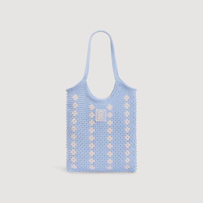 Borsa in crochet bicolore