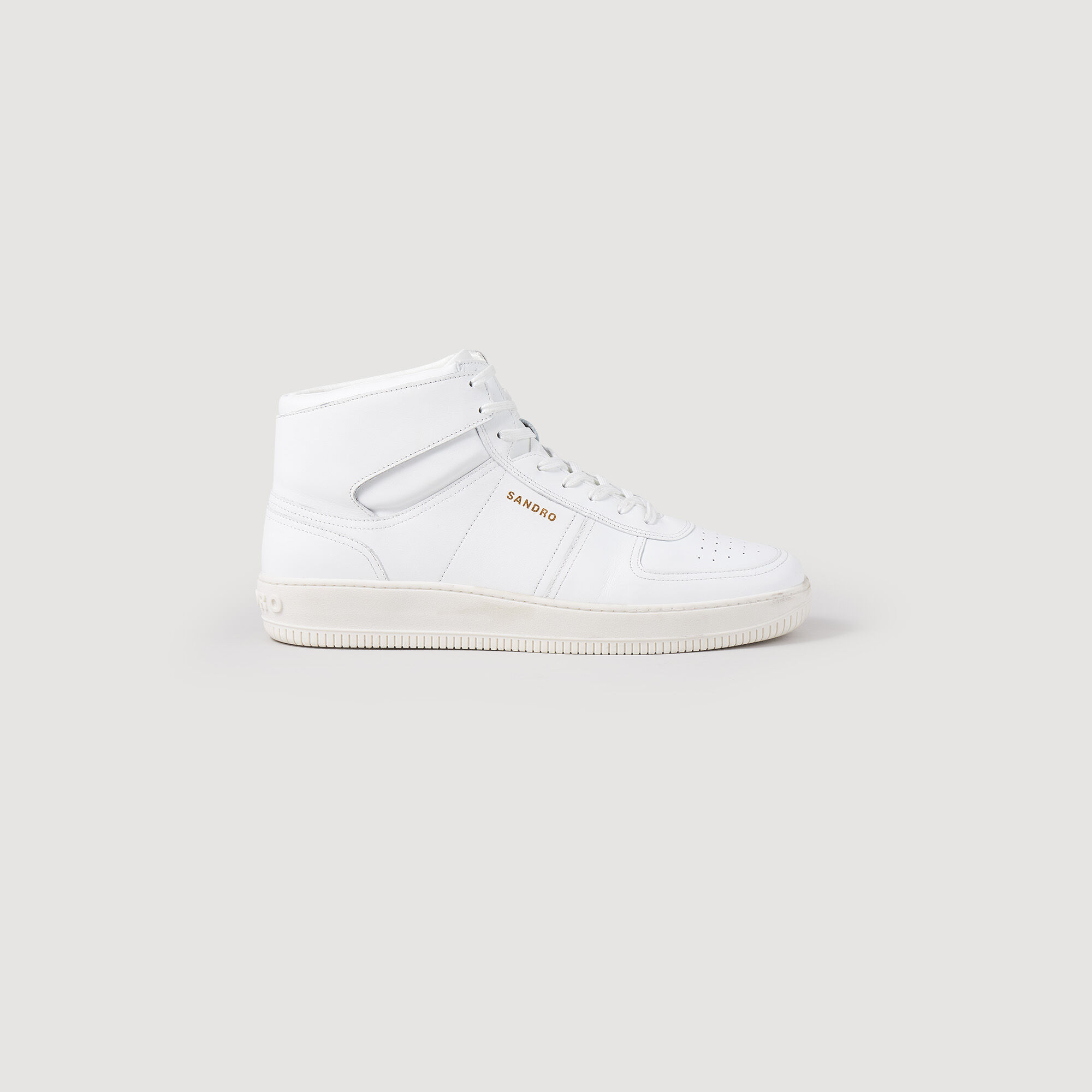 Sneaker alte in pelle