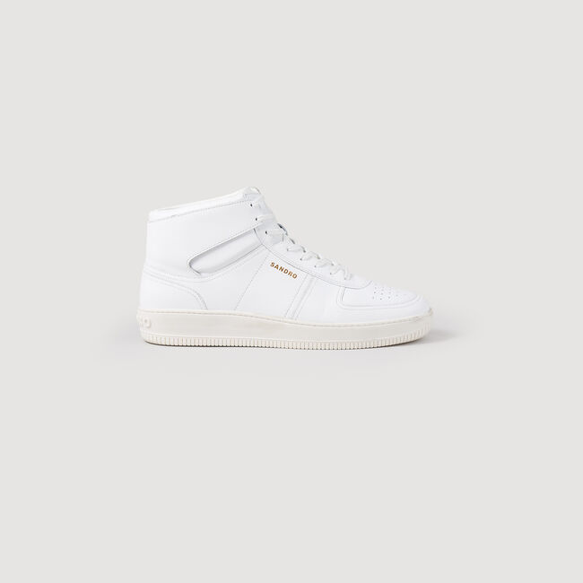 Sneaker alte in pelle