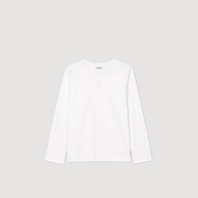 T-shirt con ricamo