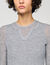 Maglione trompe l'œil in lana