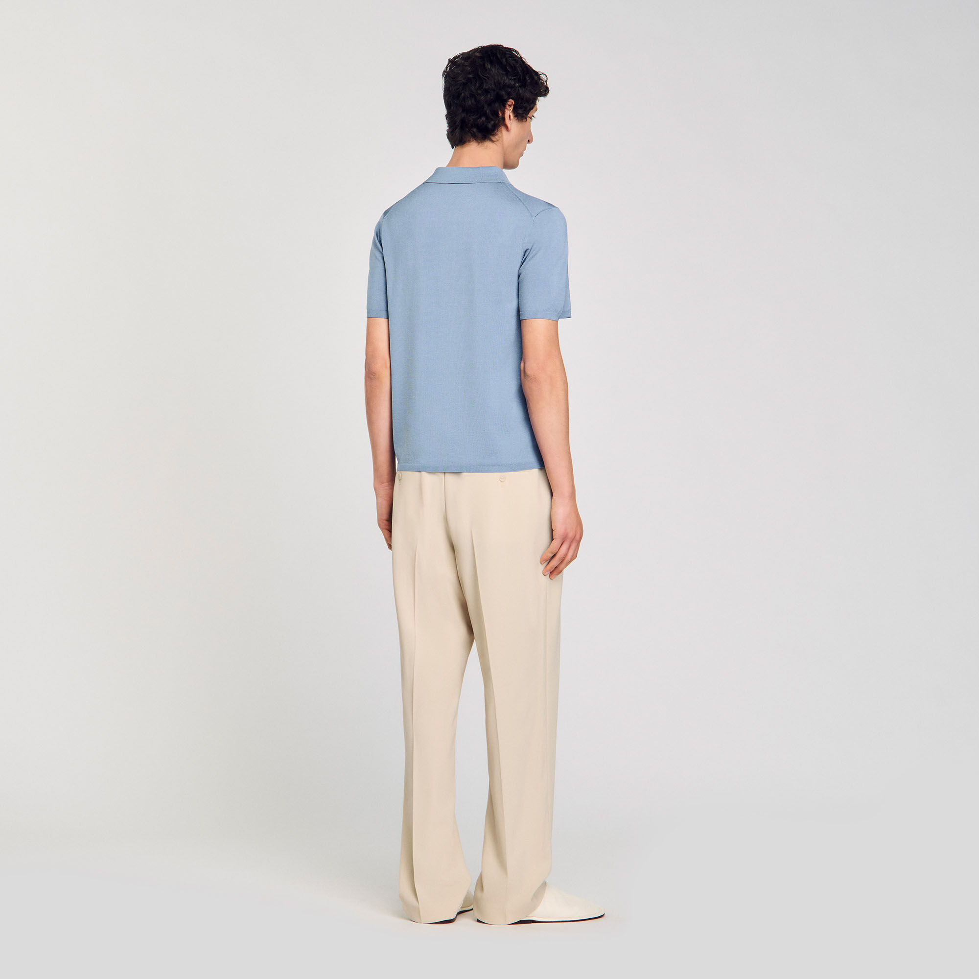 Polo in maglia a maniche corte