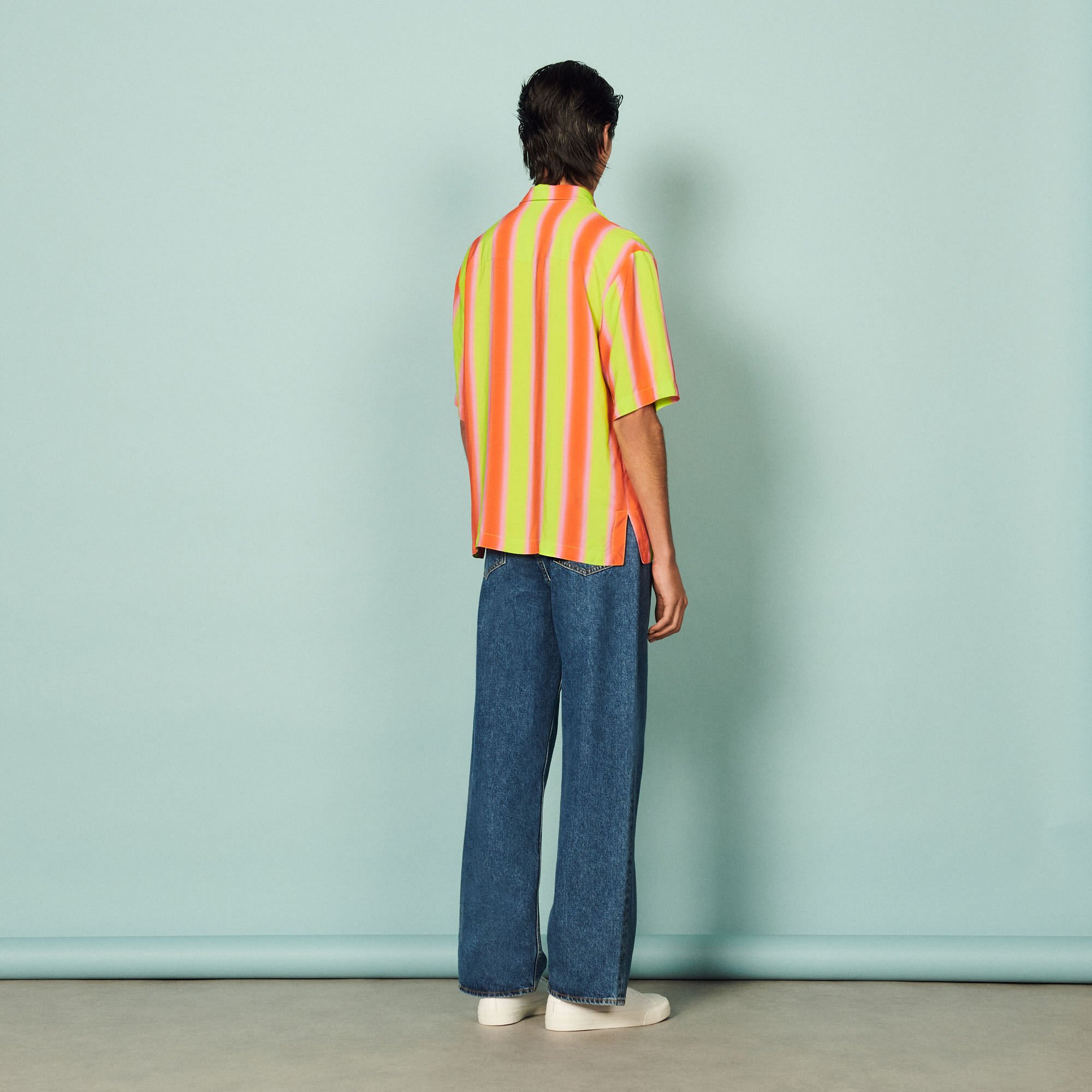 Camicia fluida a righe