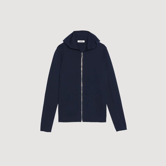 Gilet con zip e cappuccio - Uomo | Sandro