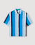 Camicia fluida a righe a maniche corte
