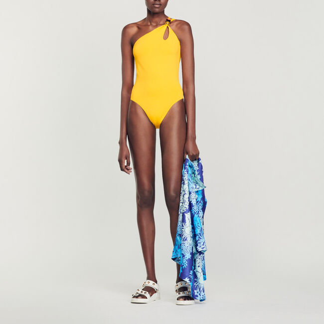Costume da bagno intero asimmetrico