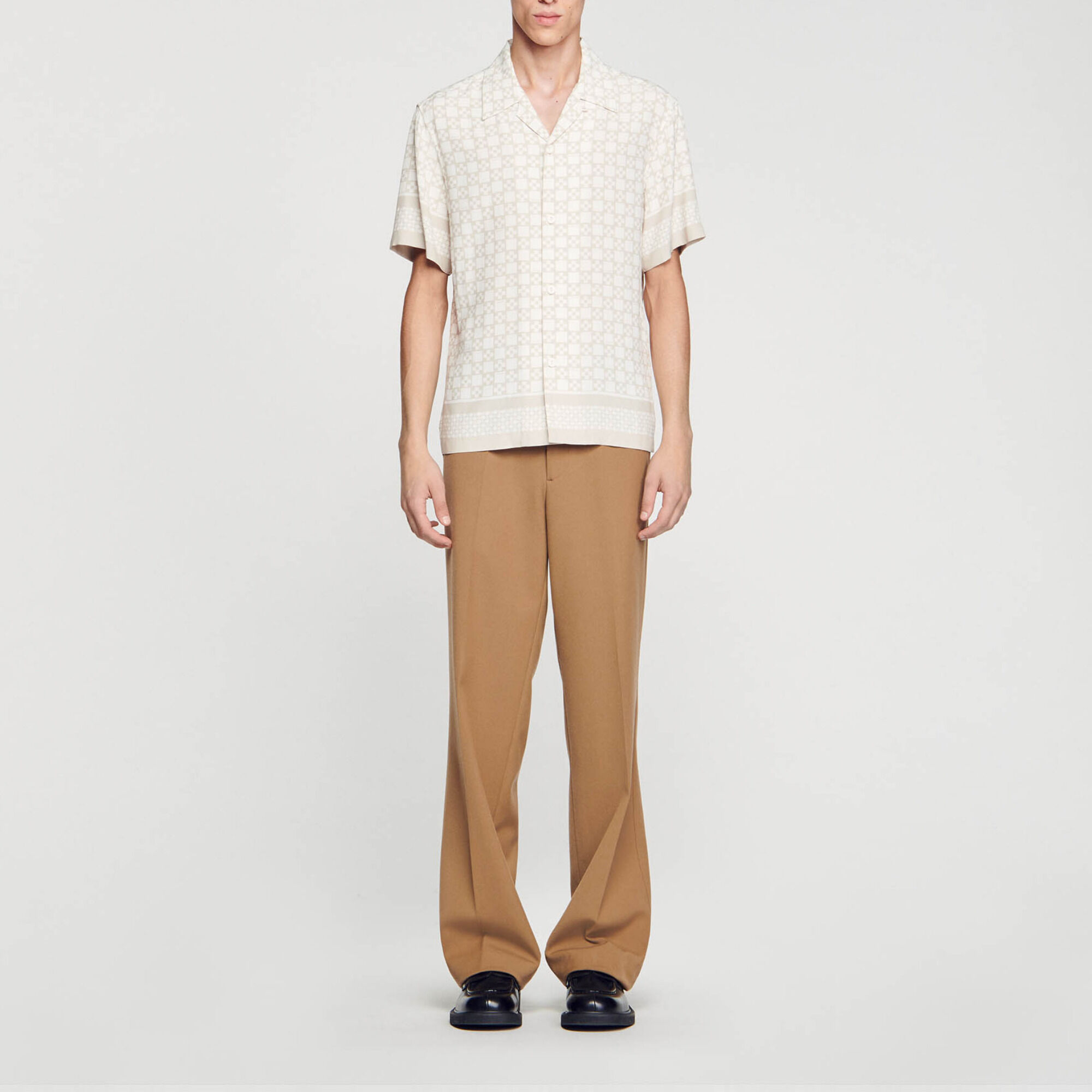 Camicia a maniche corte Square Cross