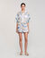 Shorts con stampa a spirali