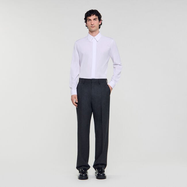Pantaloni da abito in lana