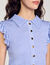 T-shirt a righe con punto smock