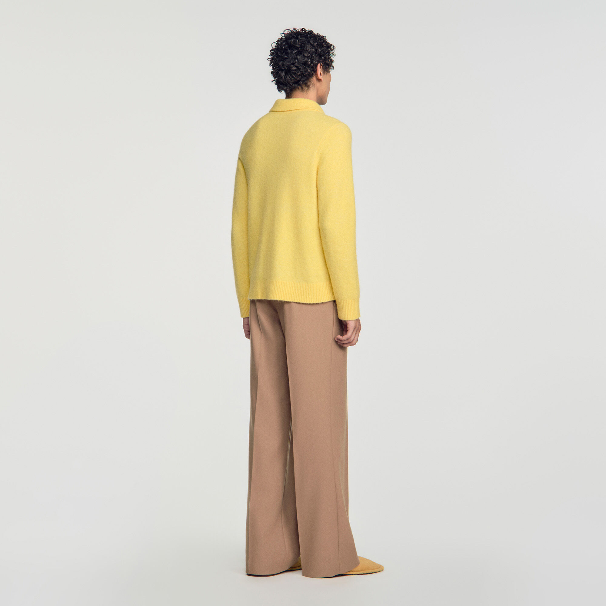 Cardigan in alpaca e lana - Uomo | Sandro