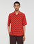 Camicia fluida con stampa a corde