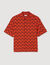 Camicia fluida con stampa a corde