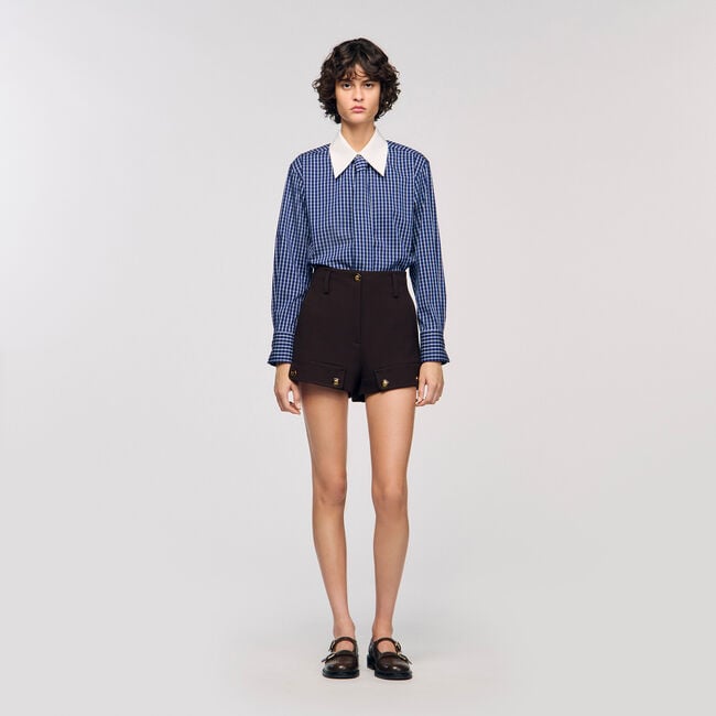 Camicia a quadri e cravatta