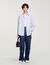 Camicia a righe glitterata