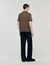 Polo in maglia con colletto con zip