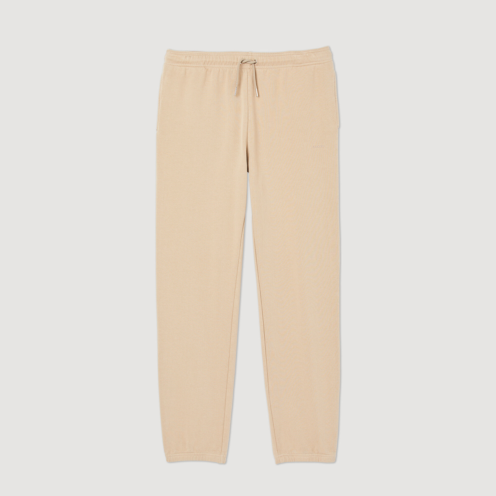 Pantaloni da jogging felpati ricamati