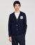 Cardigan con dettaglio a fiore