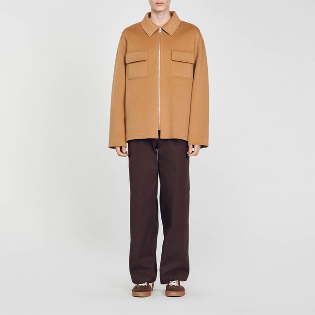 Overshirt con zip