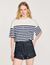 T-shirt alla marinara con strass