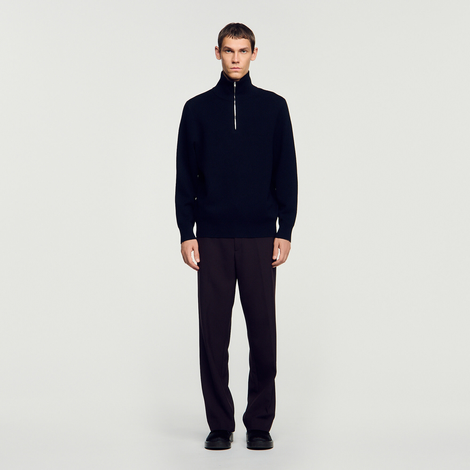 Maglione boxy a collo alto - Mixte | Sandro