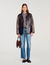 Giubbotto oversize borchiato in pelle