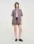 Camicia oversize a quadri