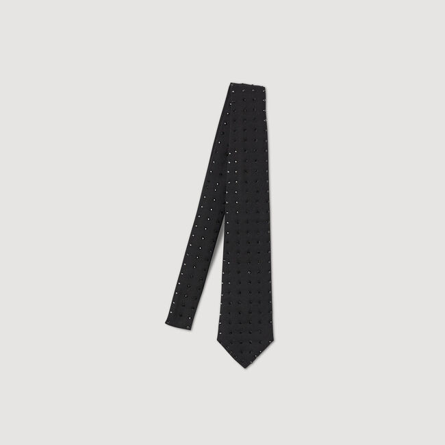 Cravatta con strass