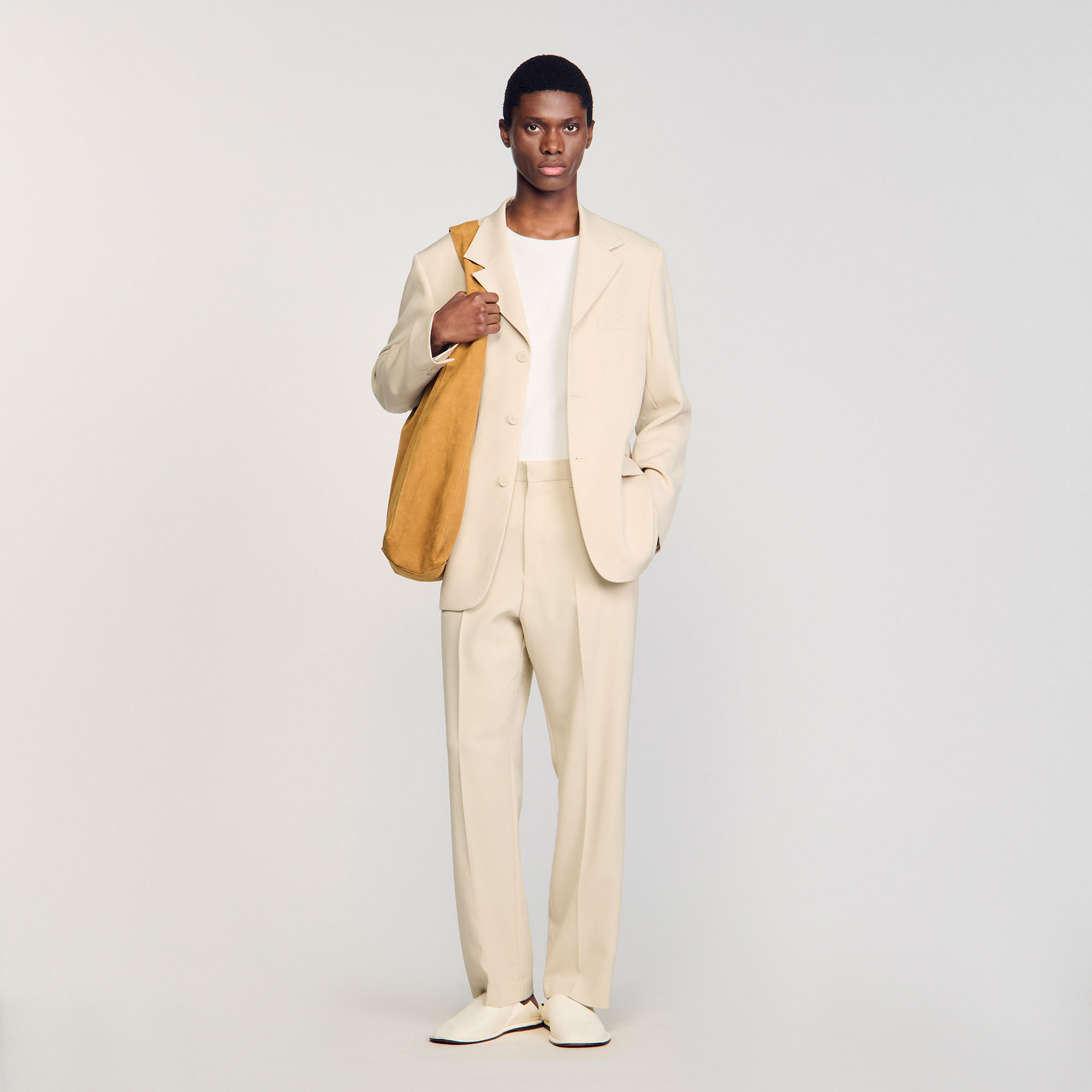 Giacca da abito oversize in lana