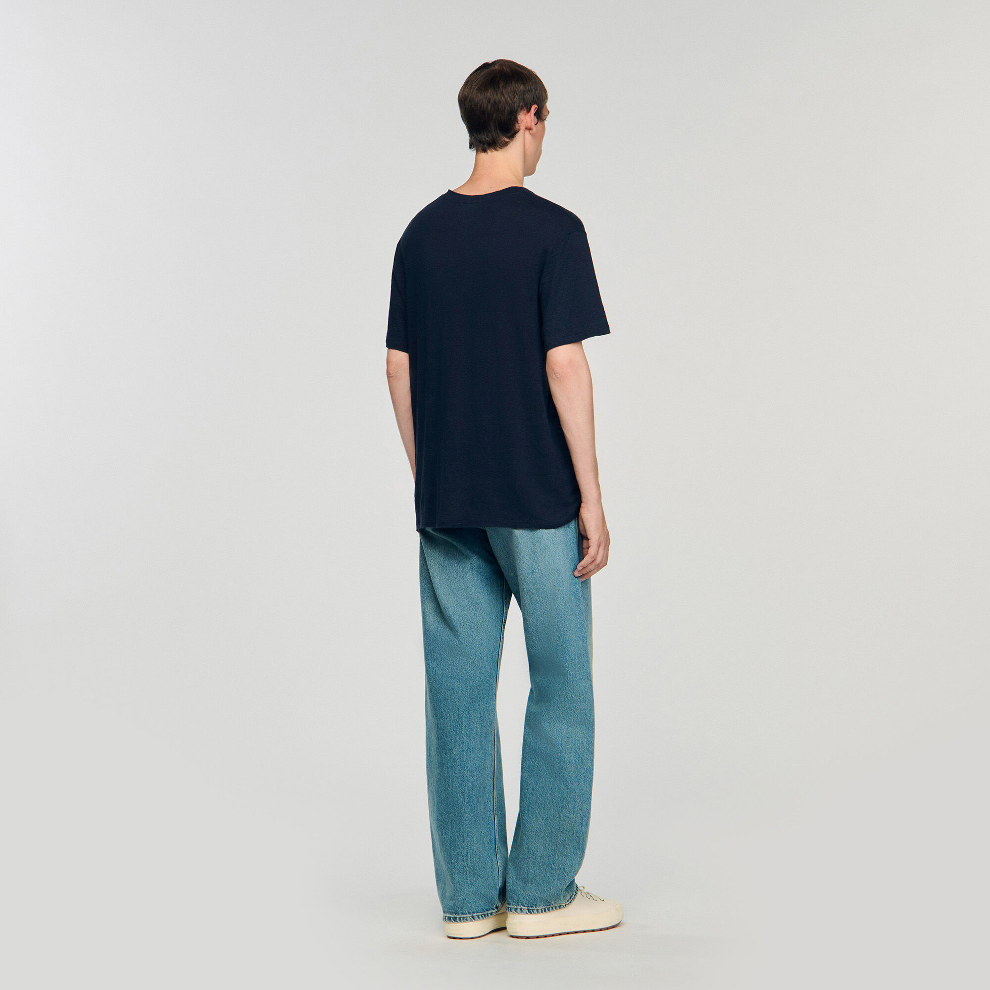 T-shirt in lino certificato