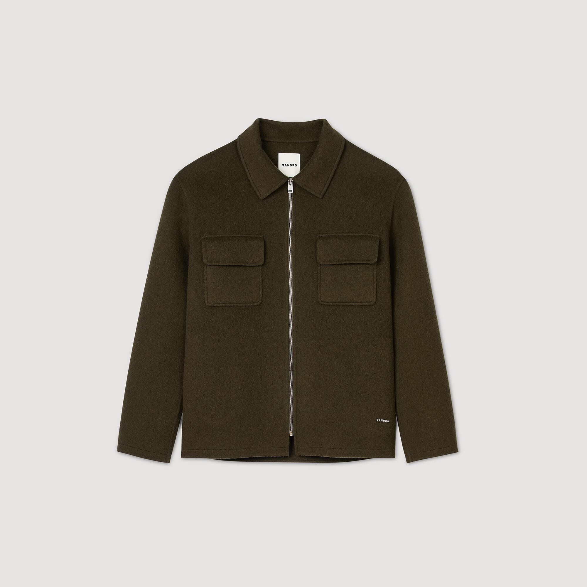 Overshirt con zip