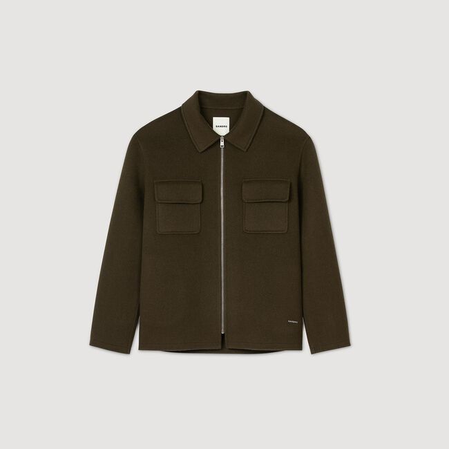 Overshirt con zip