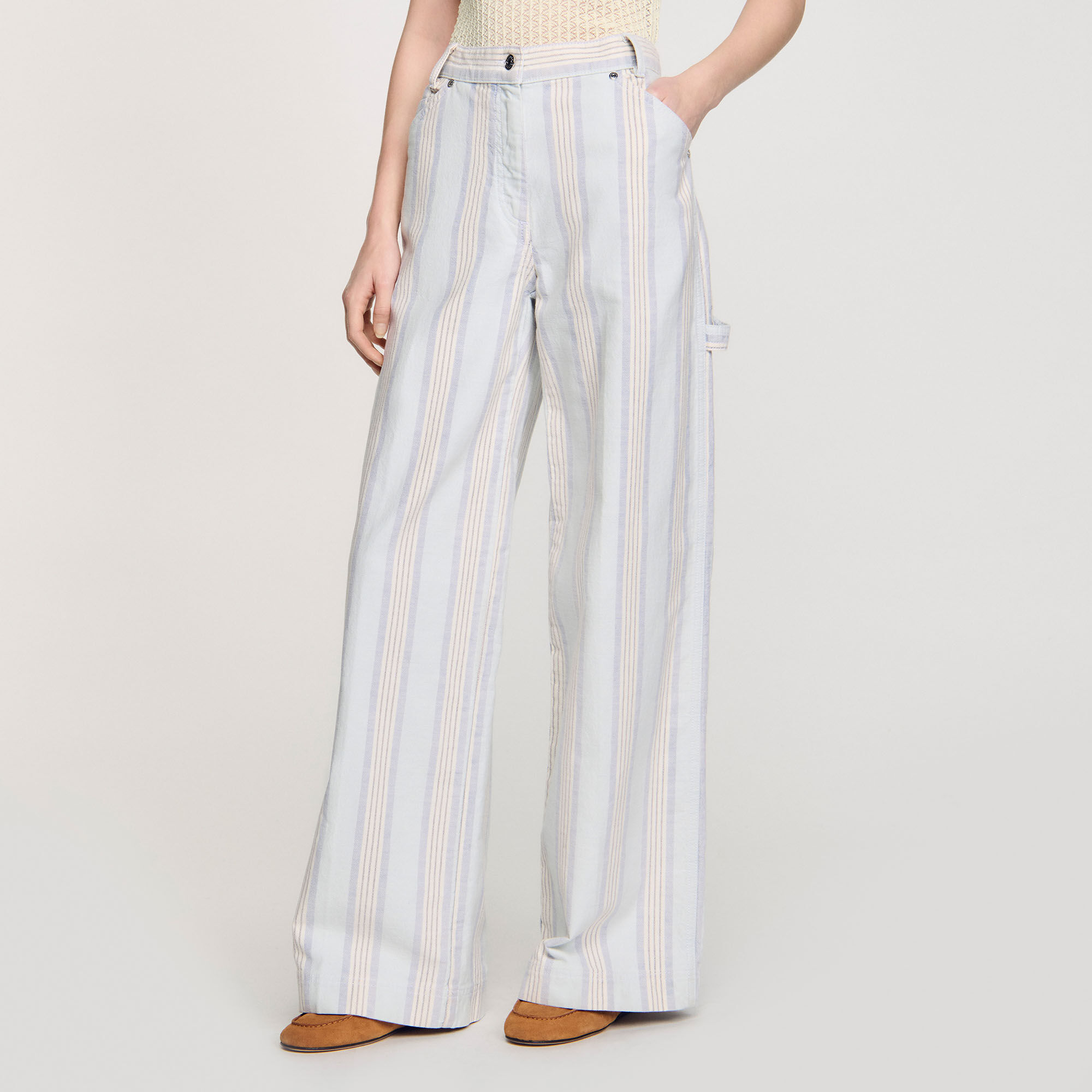 Jeans a righe
