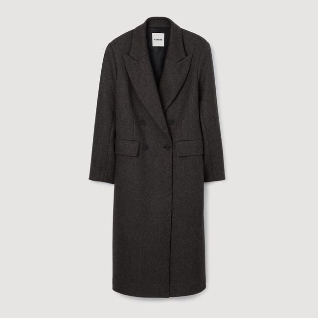 Cappotto attillato doppiopetto