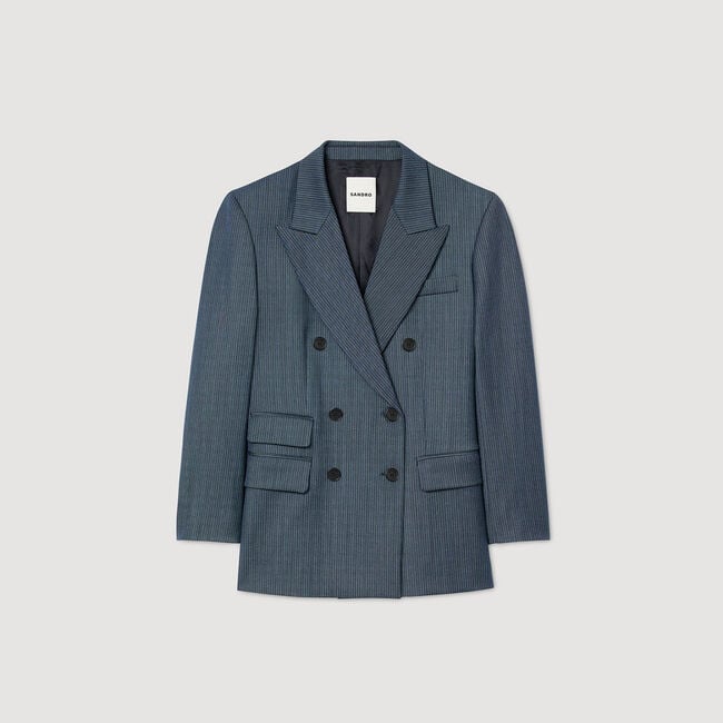 Giacca da tailleur a righe