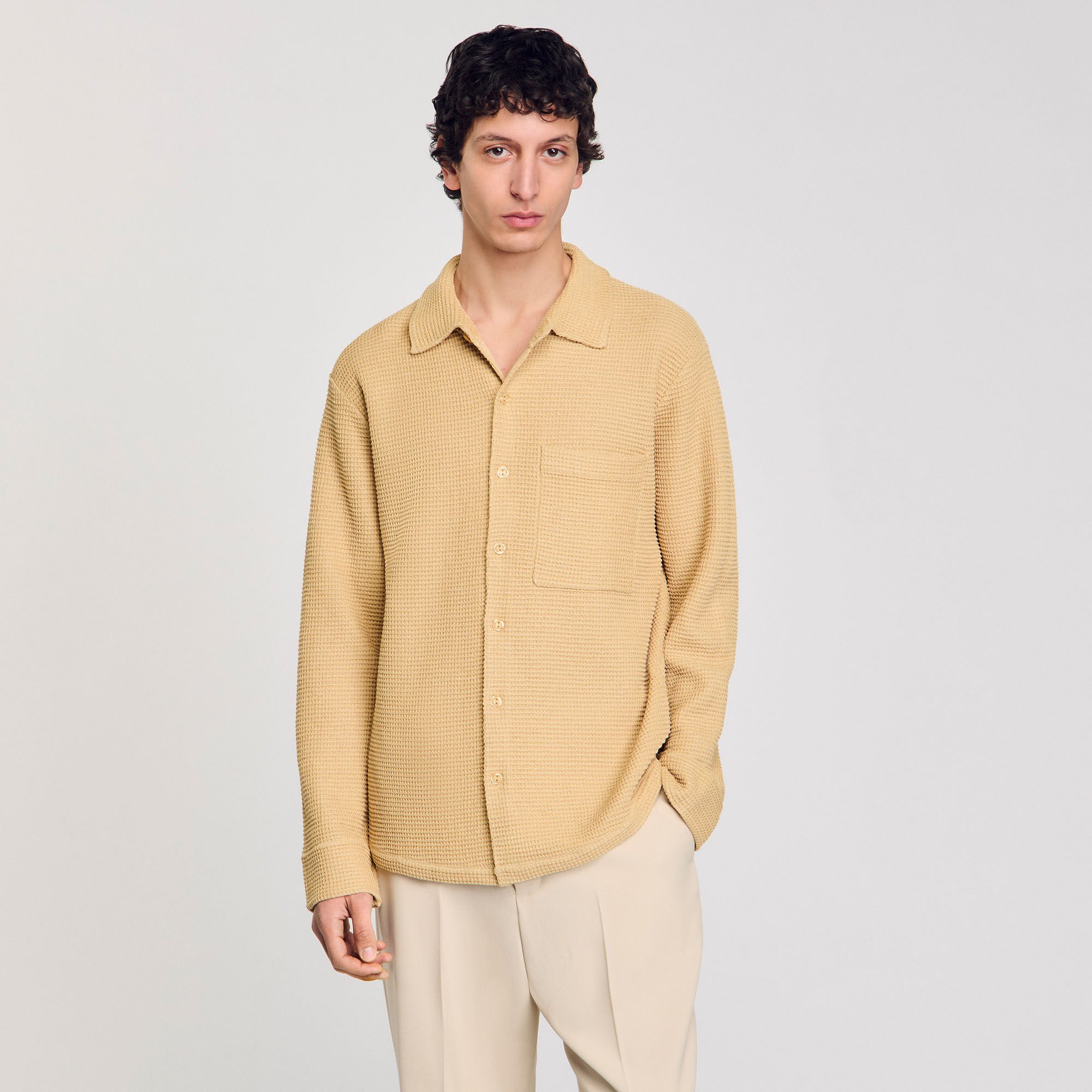 Camicia oversize in maglia
