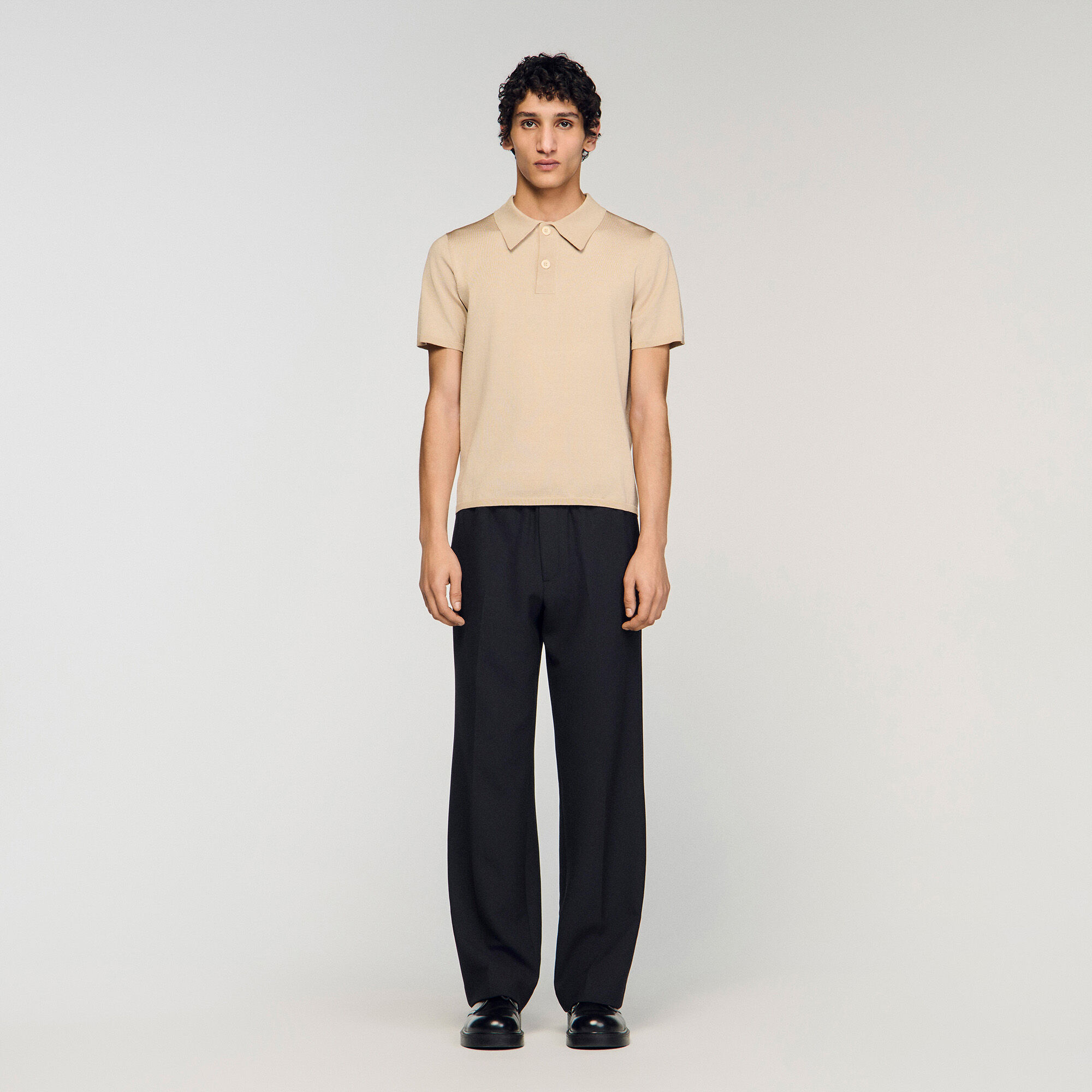 Polo in maglia a maniche corte