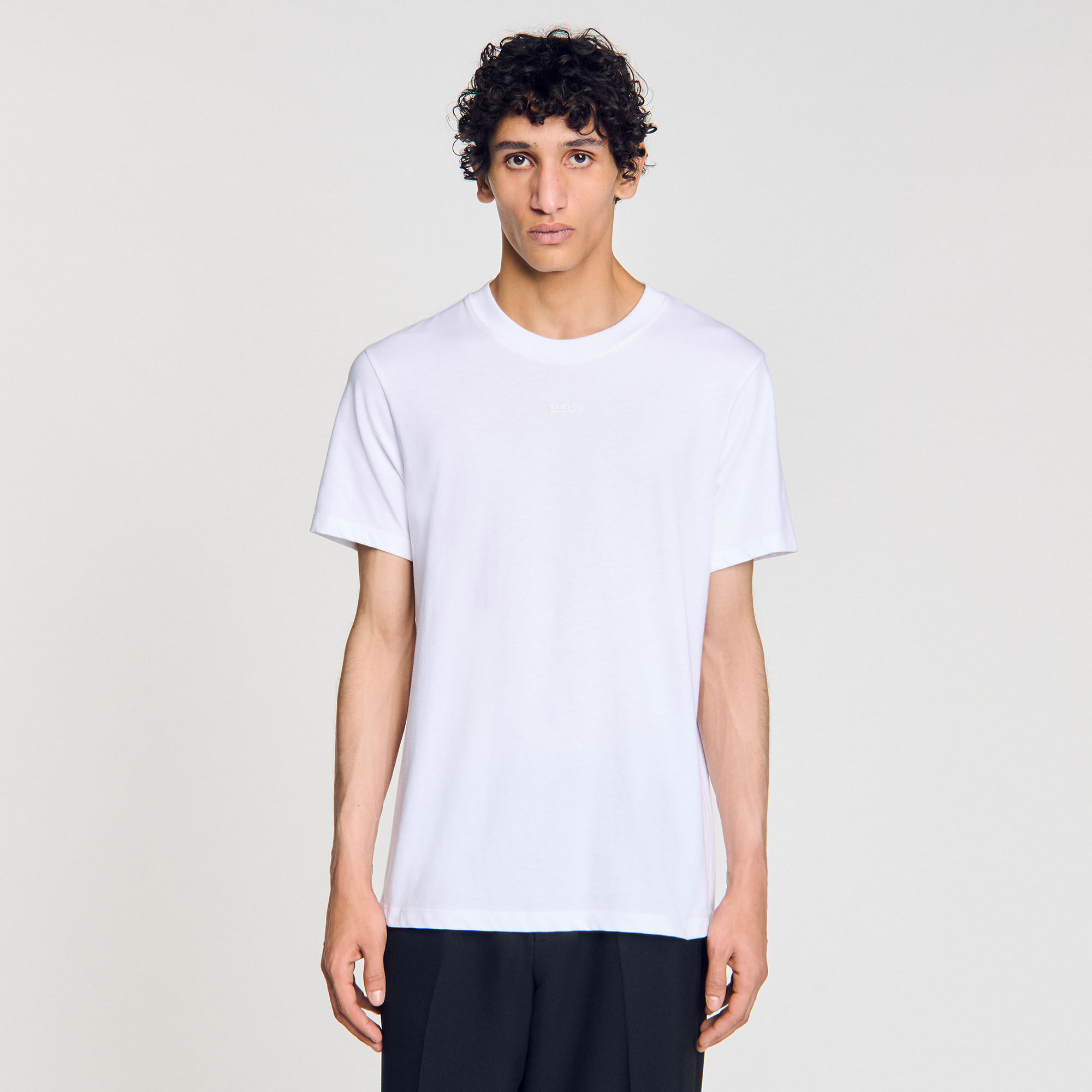 T-shirt in cotone con logo