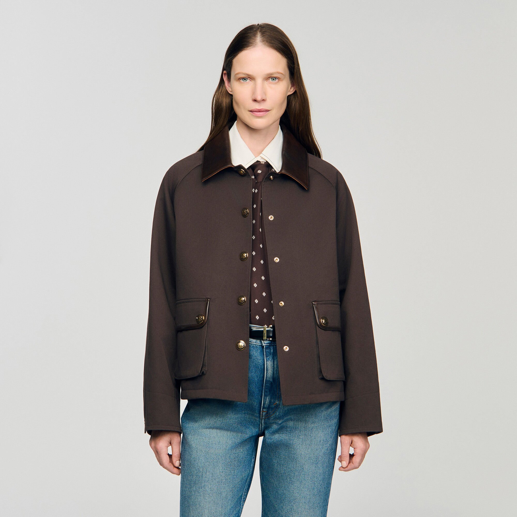 Cappotto in gabardina