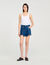 Shorts in denim glitterati