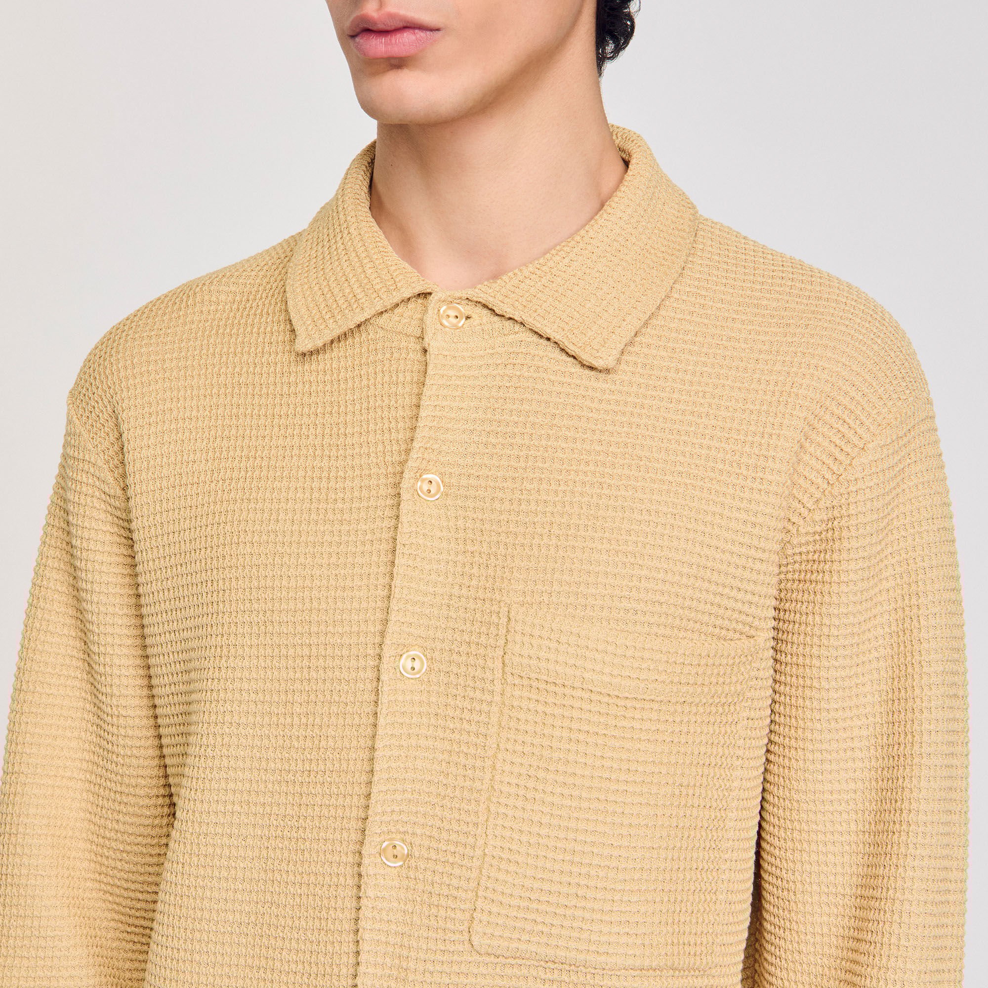 Camicia oversize in maglia