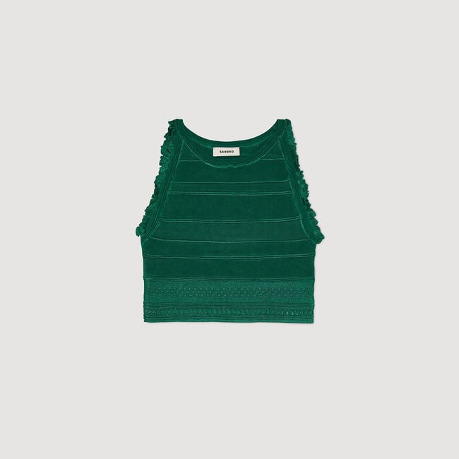 Maglione senza maniche