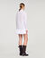 Camicia a righe con cravatta staccabile