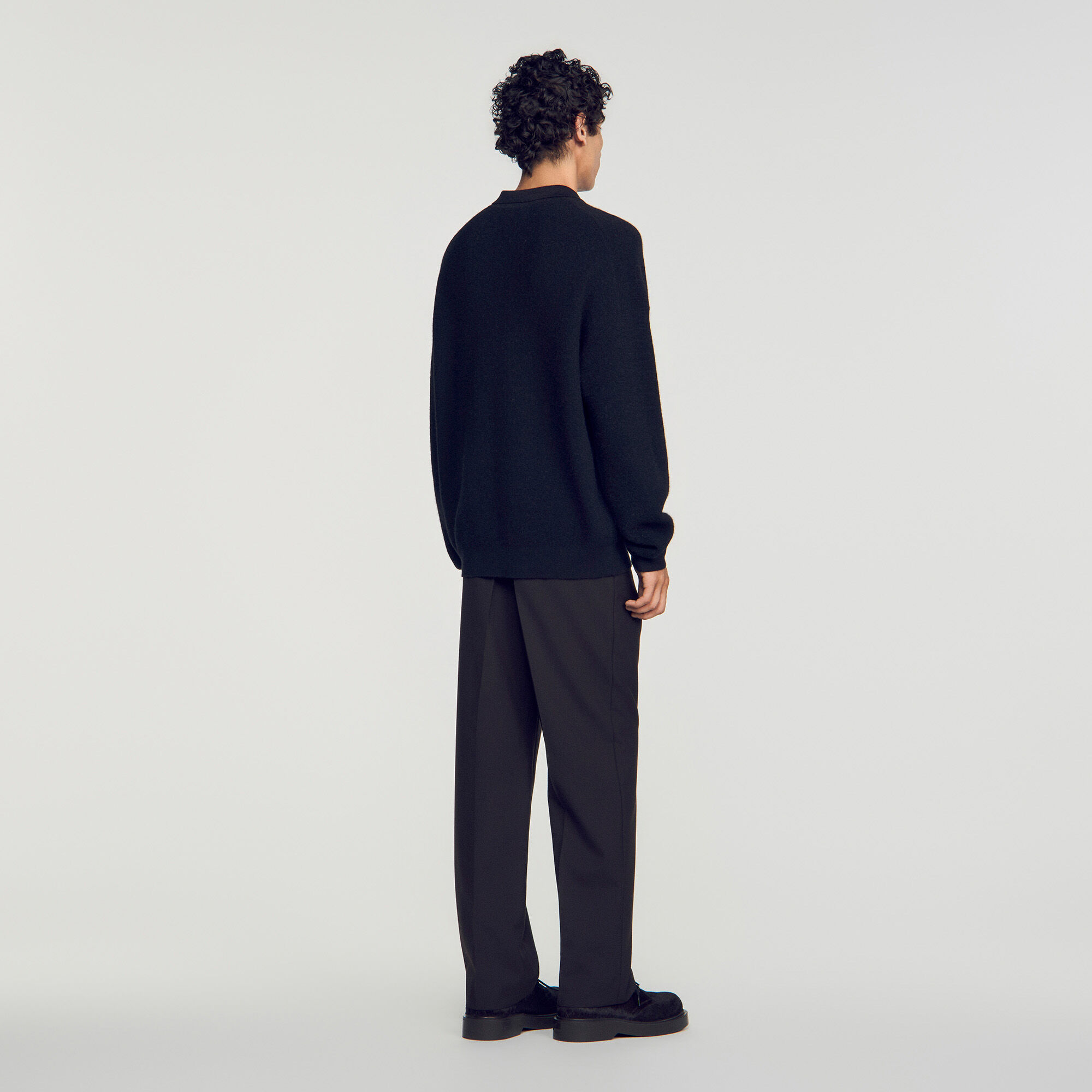 Polo a coste in alpaca - Uomo | Sandro
